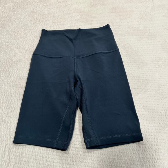 Lululemon align shorts dark teal/gray 8” women 2 - Picture 1 of 5